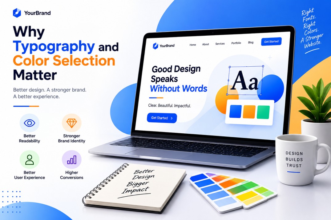 Why Typography and Color Selection Matter in Website Design